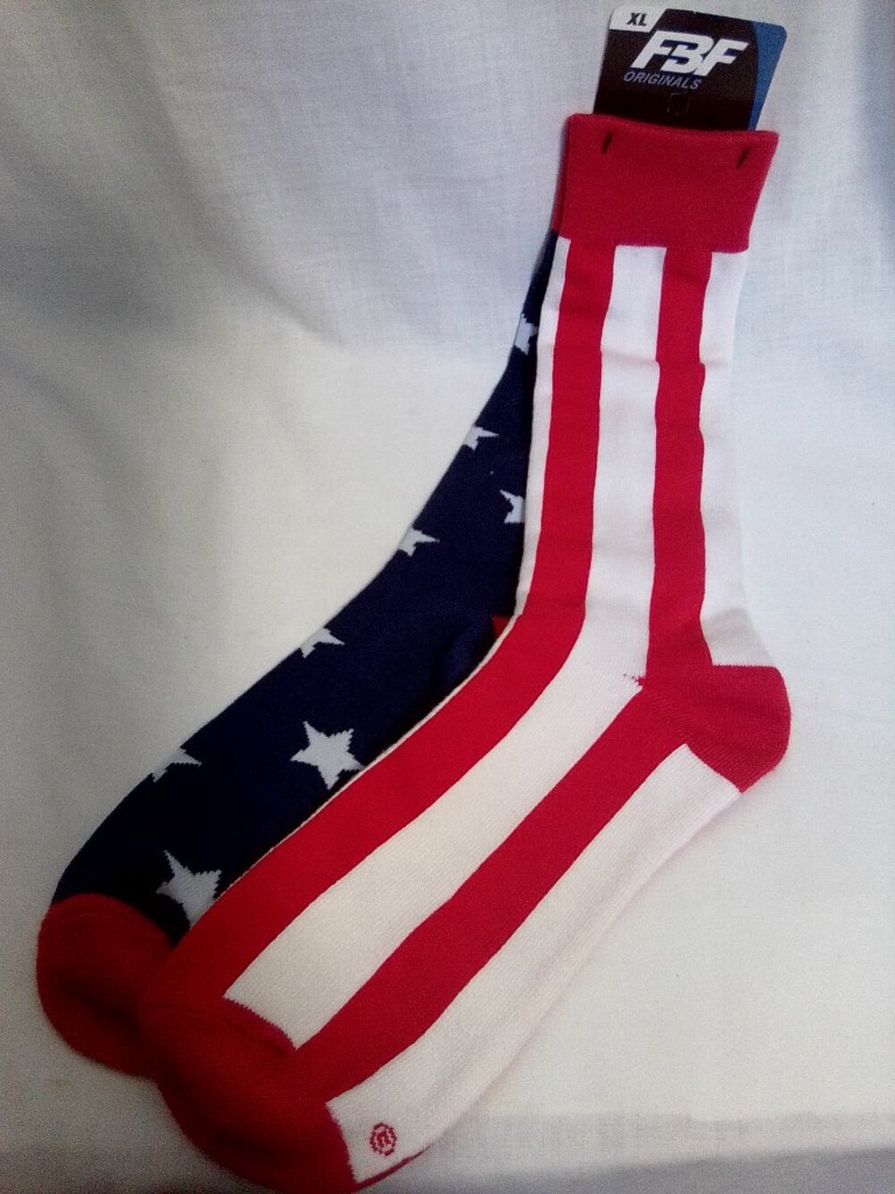 Team USA Stars and Stripes socks X-Large NWT